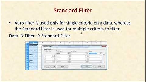 11th CA Chapter 7 SORTING AND FILTERING