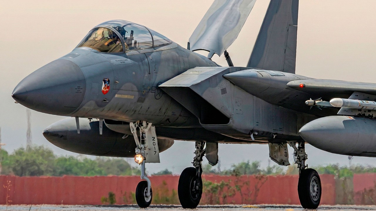 Fighter Jets on Runway: The Power of F-39E Gripen, F-15C and AMX Landing