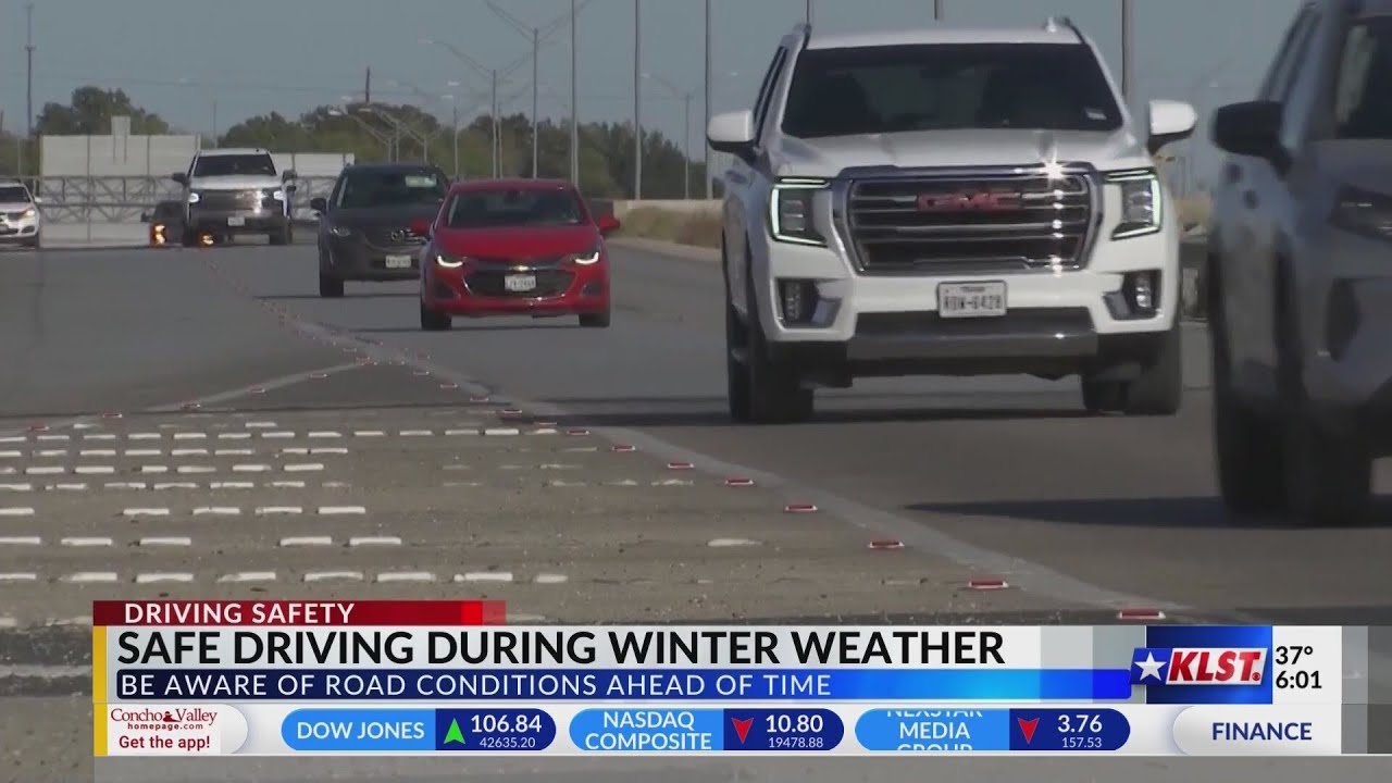 Winter weather driving tips - YouTube
