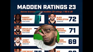 Broncos Fan Reacts to Madden 23 LB Ratings
