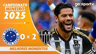 Thumbnail for CRUZEIRO 0 X 2 ATLÉTICO-MG | MELHORES MOMENTOS | 7ª RODADA CAMPEONATO MINEIRO 2025 | gr.globo