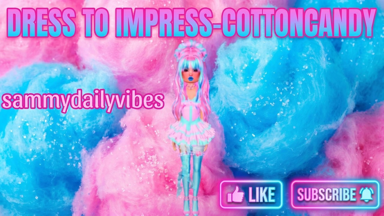 cotton candy couture dress to impress -dress machine wash at maximum 30oc HOW to Make Cotton Candy