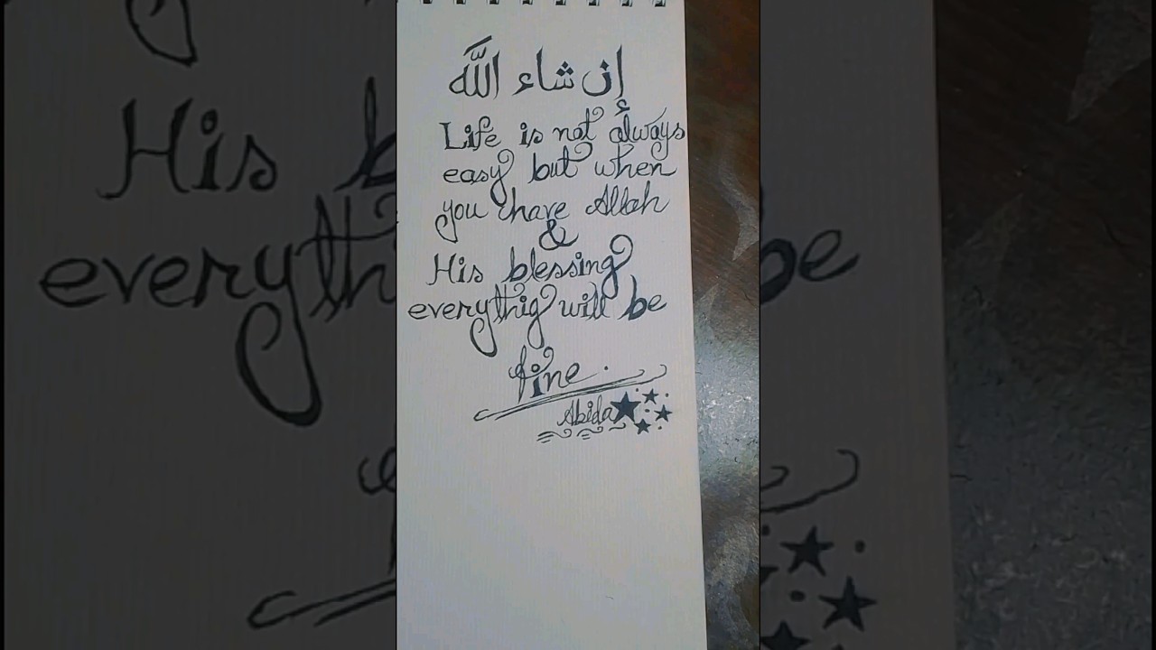 Arabic Meaningful Writing |💝#art #craft #creative #drawing #writing #shorts #practice #diy #drawing