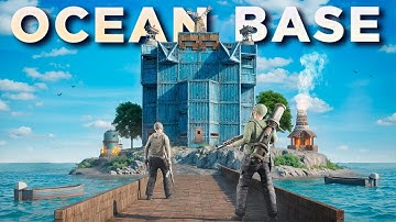 We Built an OCEAN ROCK Fortress in Vanilla Rust..