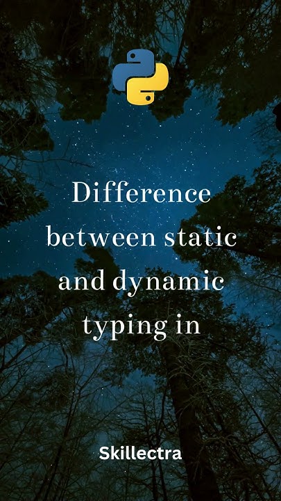 Static vs. Dynamic Typing in Python: Explained Simply | Python ...