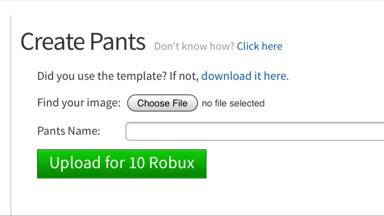 Roblox Is Making You Pay 10 Robux To Make Clothes Youtube - how to get 10 robux on roblox