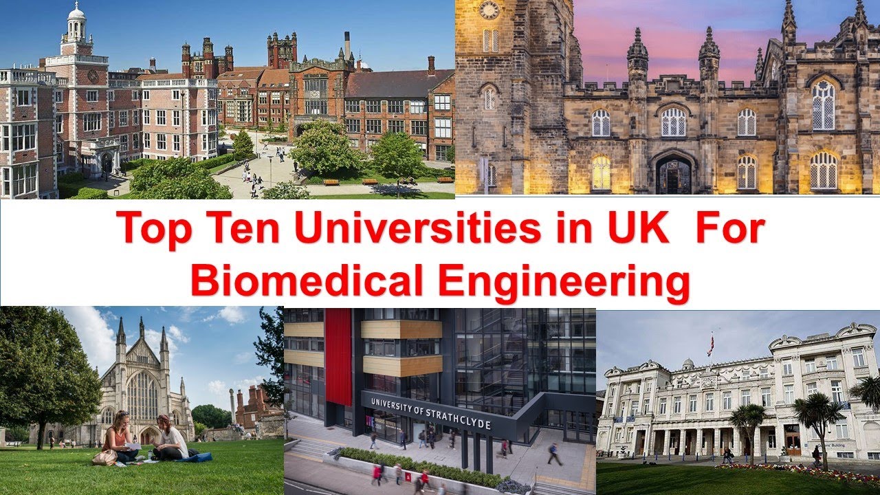 Top Ten Universities in UK Biomedical Engineering New Ranking 2021 - YouTube