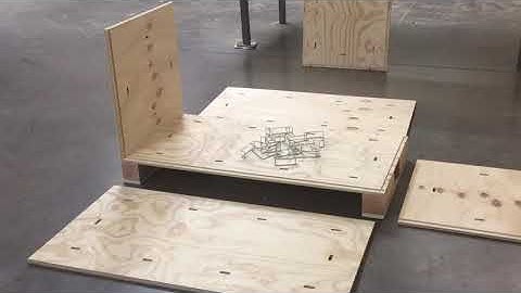 Shipping Crates USA  assembly video