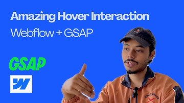 How to Make a Simple Webflow + GSAP Animation: Link Reveal on Hover