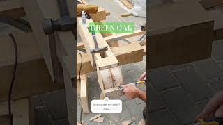 Creating a feature beam end #woodworking #woodwork #carpentry #shorts #viralshorts #building