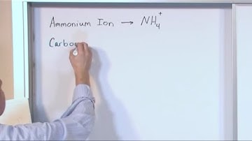 Lesson 15 - Ionic Compounds With Polyatomic Ions (Chemistry Tutor)
