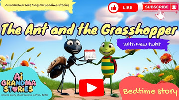 🌿🐜 The Ant and the Grasshopper | A Timeless Tale of Hard Work vs. Play 🎻☀️  | #BedtimeStory | #Story