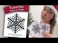 Tutorial Paso a Paso -Copo de nieve - Tarjeta Navidad - Adobe Illustrator