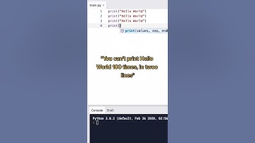 Print Hello World 100 times #python # #coding #print #programming #helloworld