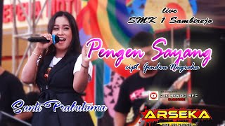 VLOG CAM // PENGEN DISAYANG (GENDRU NUGROHO)  SANTI PRABU TAMA ARSEKA LIVE SMK N 1 SAMBIREJO