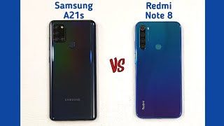 Samsung Galaxy A21s vs Redmi Note 8 Speed Test & Camera Comparison