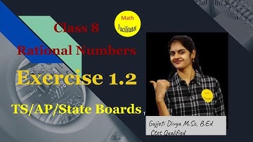 Class 8 Rational Numbers Exercise 1.2| TS | AP| State boards