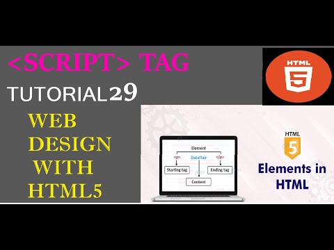 Script tag in html | WEB DESIGN WITH HTML | HTML Crash Course For Absolute Beginners|how to use tags