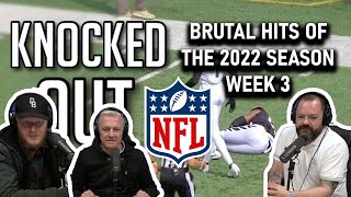 NFL Brutal Hits of the 2022 Season Week 3 REACTION | OFFICE BLOKES REACT!!