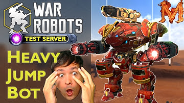 War Robots Test Server - INQUISITOR Heavy Jump Bot Gameplay Analyzed!