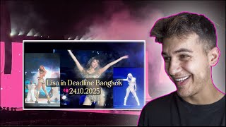 Fnf Reacts To Lisa Bangkok Deadline Performance