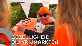 Drukte Op Vrijmarkten Tijdens Koningsdag 2022