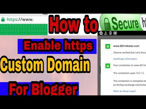 How To Enable HTTPS on Blogger with Custom Domain | SSL Certificate