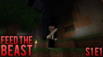 Minecraft Feed The Beast - S1E1 "Its a New Day in this Weird World"