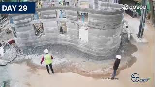 Construction of the world's first 3D printed post office in India
