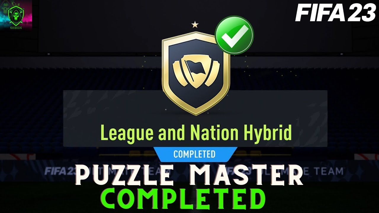 FIFA 23 League and Nation Hybrid Puzzle Master SBC Best Solution YouTube