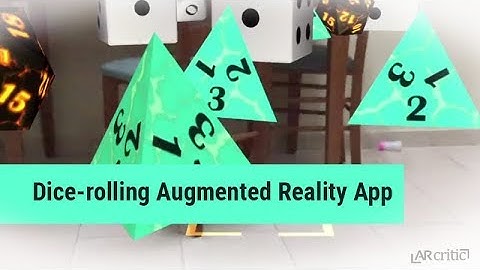 Dice Augmented Reality - A dice-rolling app (ARKit)