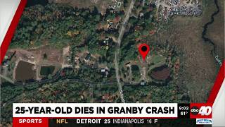 25-year-old dead in Granby crash