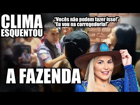 FICOU TENSO O CLIMA COM POLICIAIS EM FRENTE À FAZENDA COM DANIELE BEZERRA E FÃS