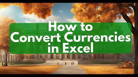 The EASY Way to Convert Currencies in Excel