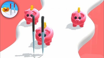 Slice Run Game - Very Satisfying and Relaxing ASMR Slicing Game - PART 7