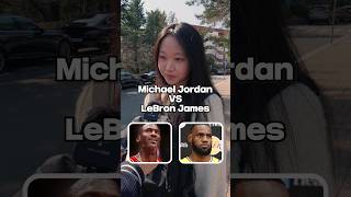 Michael Jordan vs LeBron James | Who Is A Korean&#39;s Pick? 🏀#michaeljordan #lebronjames