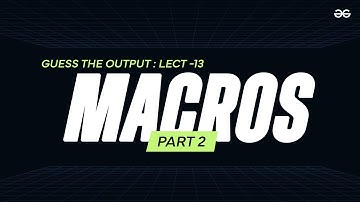 Guess the Output 13 | Tricky C codes for Beginners, Technical Interviews & Gate | GeeksforGeeks
