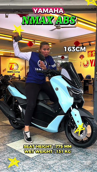 Yamaha Nmax Abs Seat Height Test 🔥 #darmamotor #yamaha #nmax #nmaxabs #nmax155 #fyp