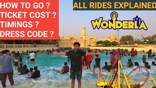 Wonderla Hyderabad | Amusement Park in Hyderabad | All Rides Explained 2022