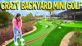 The Ultimate Backyard Mini Golf Course