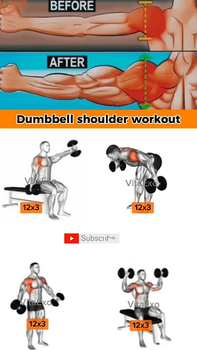 4 gerakan untuk melatih bahu dengan dumbbell #gym #gymtips #fitness #workout #workouttips