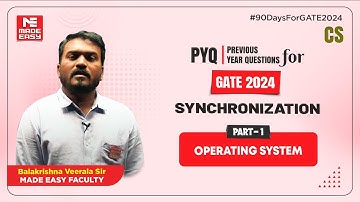 Previous Year Question for GATE | Synchronization | Operating System | MADE EASY