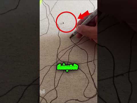 این هنرمند با مهارت و استعداد بالایی که داره با این حشره تونست یه اثر هنری خلق کنه