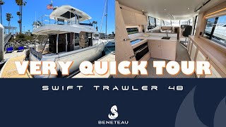 Very Quick Tour of the Brand New Swift Trawler 48 in San Diego