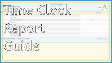 Time Clock Report Guide