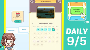 Connect Word Daily Challenge September 5 Answers Walkthrough