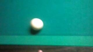 Advanced beginner pool trick shot