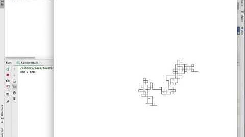 Turtle graphics - RandomWalk Demo (with audio)