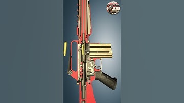 How M16 Works (Slow Motion Cutaway Animation)