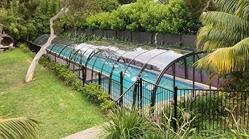 Lap Pool Retractable Enclosure. Let